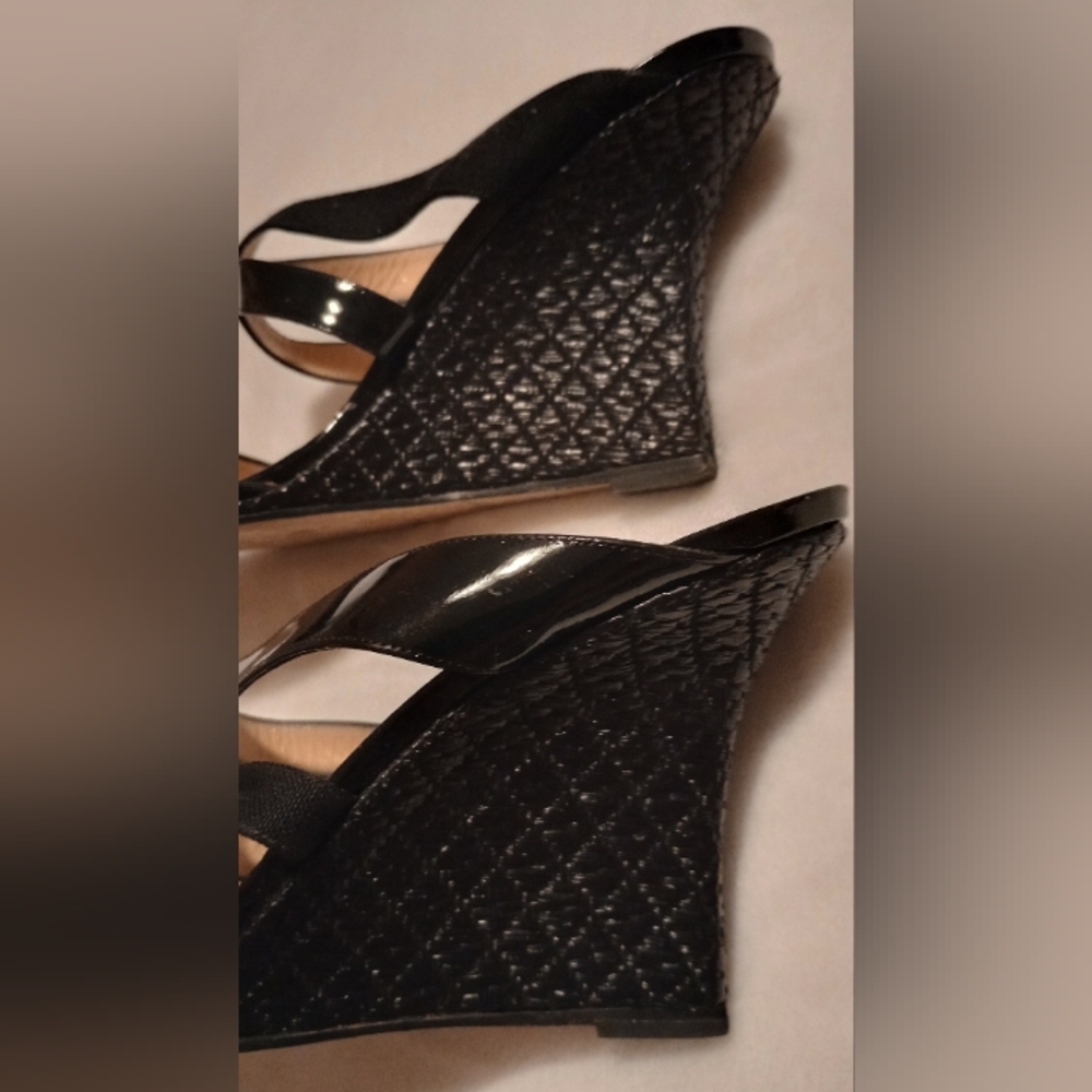SALE Manolo Blahnik Black Sandals - Picture 8 of 14